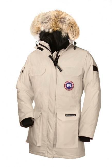 Canada Goose White Womens Expedition Parka sale